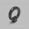 Round Ring Pull Handles Single Hole Ring Knobs for Cabinet Drawer Dresser Cupboard Wardrobe Matte black